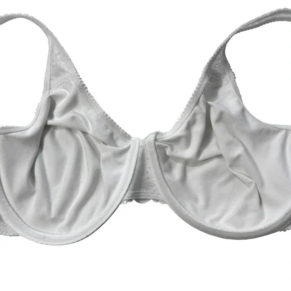 Wacoal Soft Embrace Seamless Lace Bra Underwire White 34DD - Picture 9 of 11